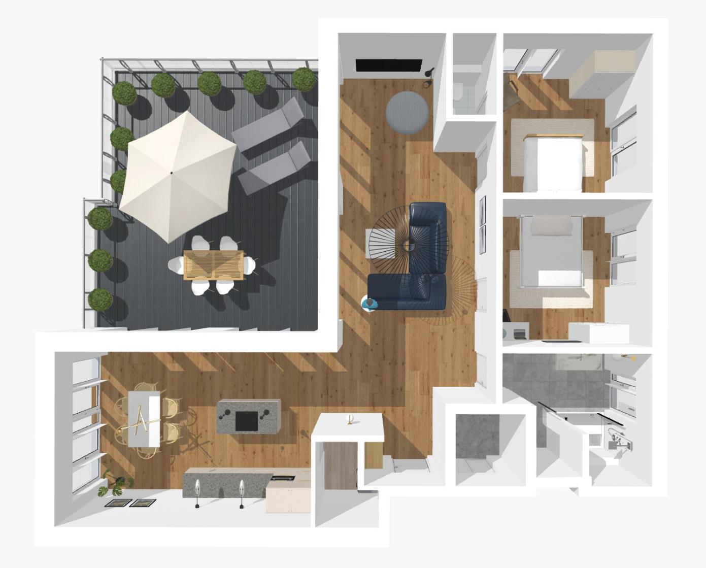 Dahmeloft Apartment ภายนอก รูปภาพ